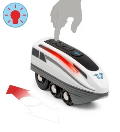 BRIO World Tog- Turbo Train - Grå 36003