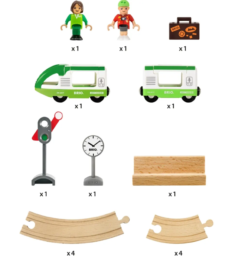 BRIO World Togbanesæt - 16 Dele - Circle Train 33847