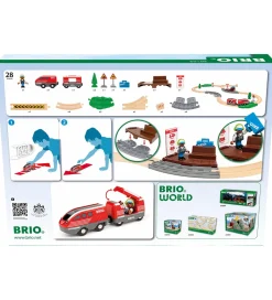 BRIO World Togsæt - Træk & Slip - 28 Dele