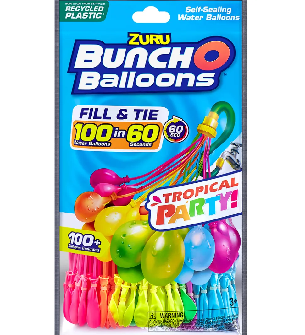 Bunch O Balloons Vandlegetøj - 100+ Vandballoner - Tropical Part
