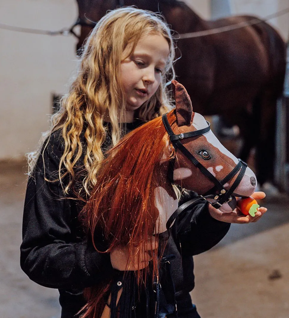 by ASTRUP Kæphest - Coco - 68 cm - Rødbrun/Hvid