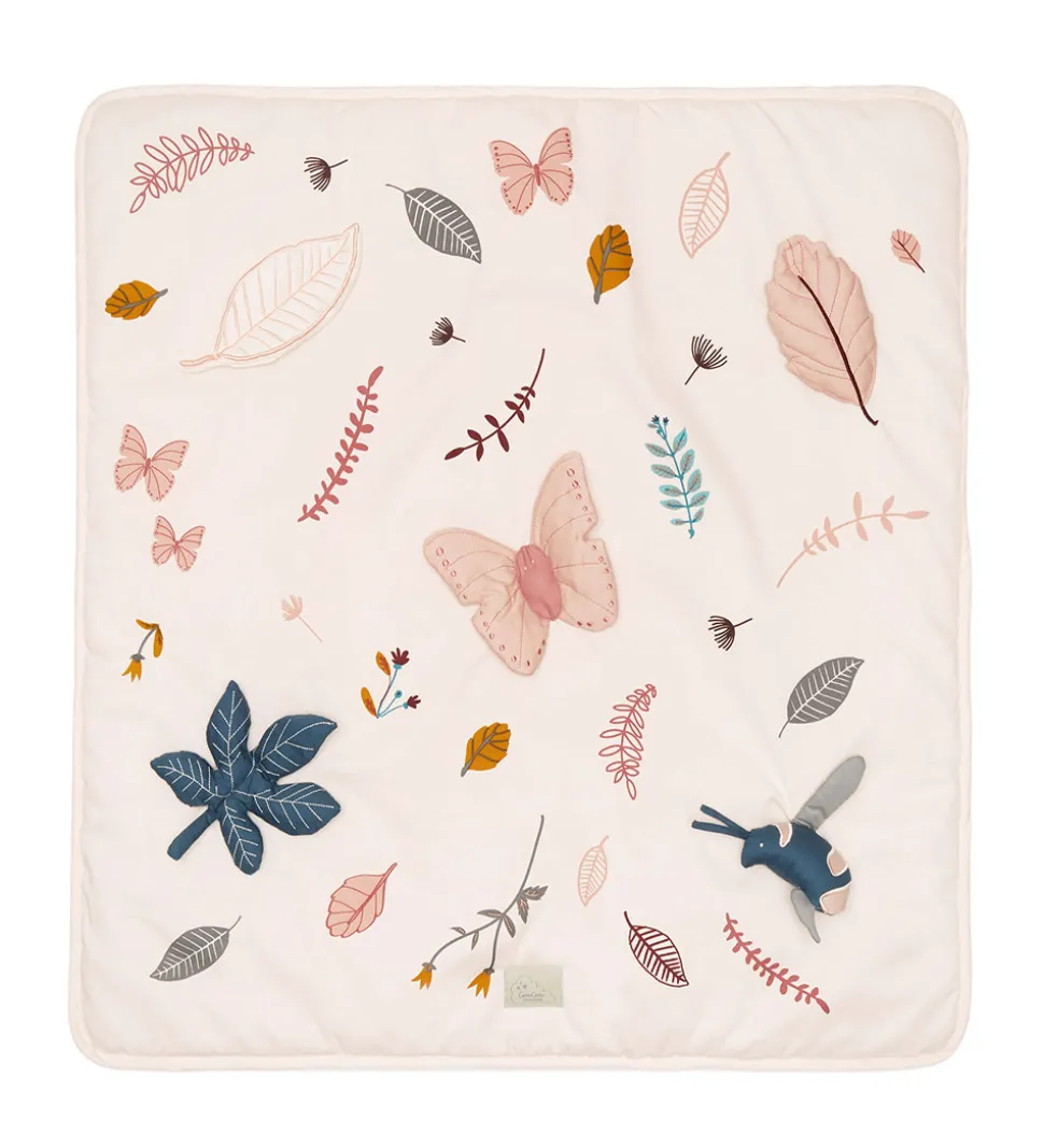 Cam Cam Aktivitetstæppe - 80x80 cm - Pressed Leaves Rose