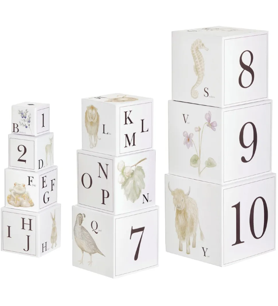 Cam Cam Stableklodser - 10 stk. - Alphabet Animals