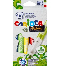 Carioca Stoftuscher - 6 stk - Maxi Tip - Multifarvet