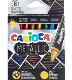 Carioca Voksfarver - 8 stk - Metallic