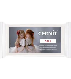 Cernit Polymer Ler - Doll - 500g - Hvid