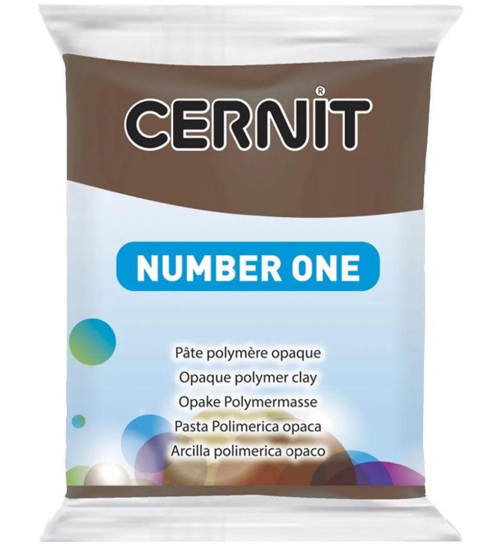 Cernit Polymer Ler - Number One - Brun
