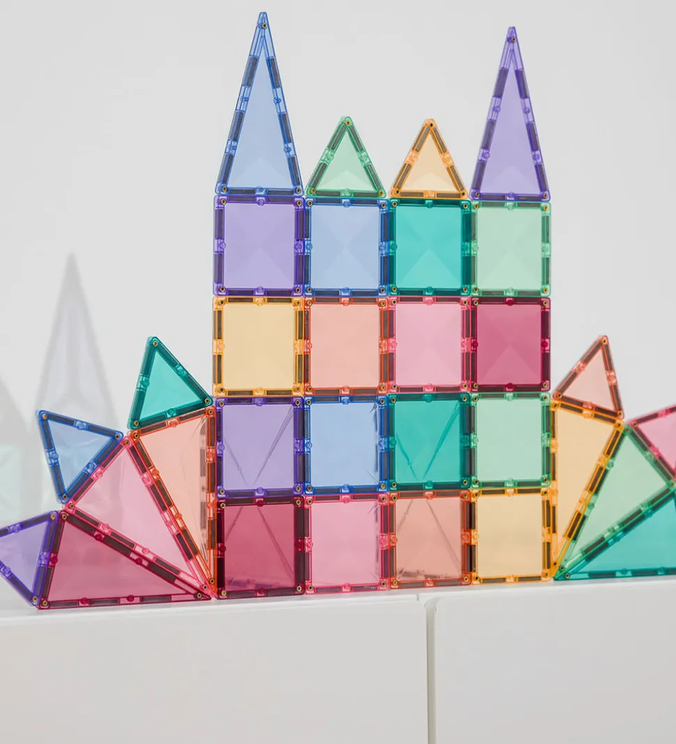 Connetix Magnetsæt - 32 Dele - Pastel Mini Pack