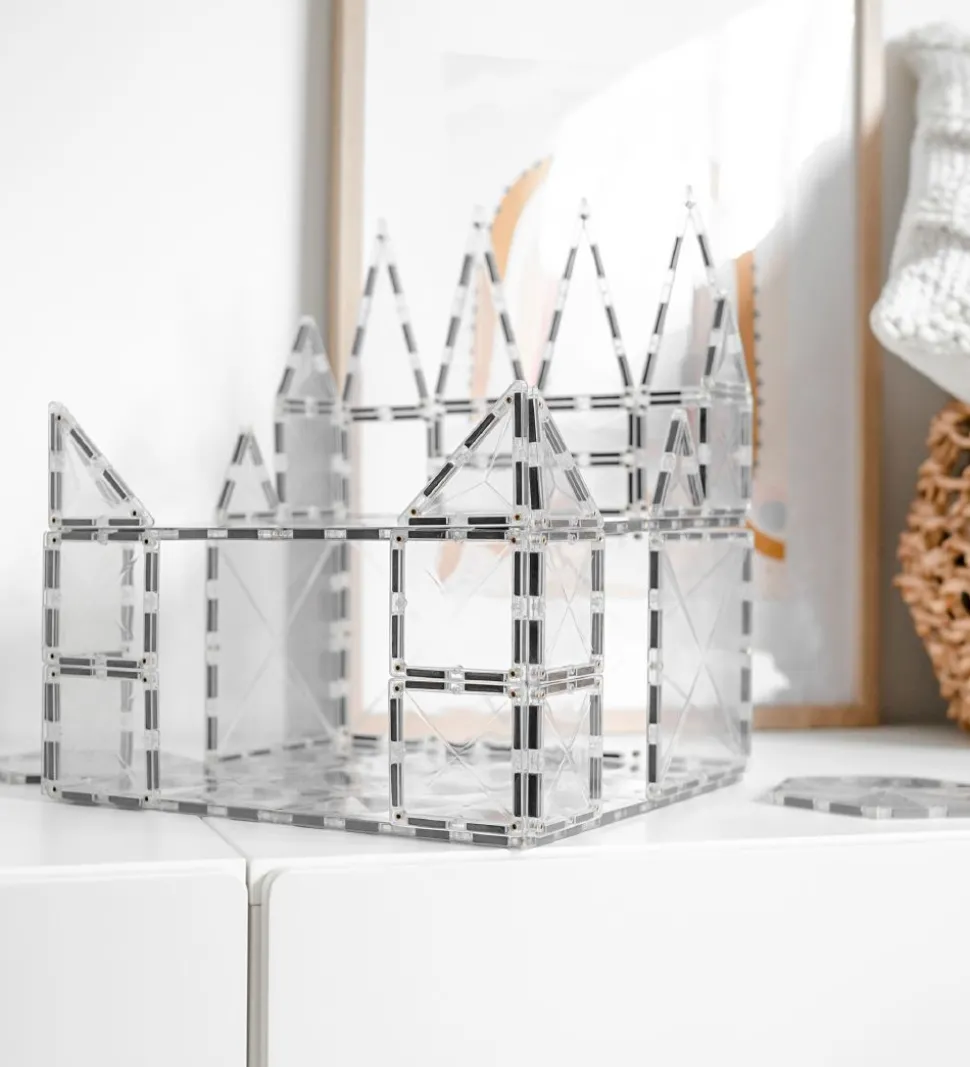 Connetix Magnetsæt - 34 Dele - Clear