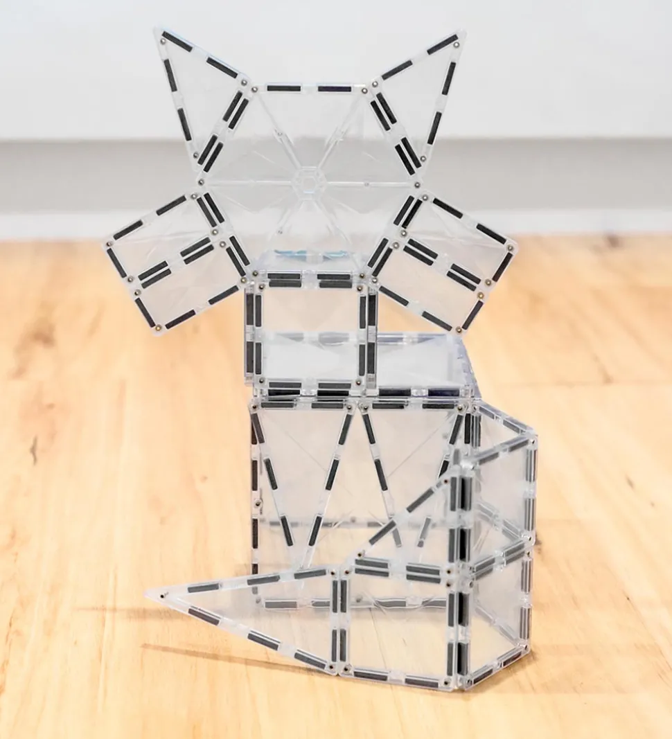 Connetix Magnetsæt - 34 Dele - Clear