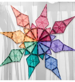 Connetix Magnetsæt - 202 Dele - Pastel Mega Pack