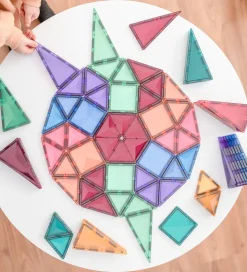 Connetix Magnetsæt - 202 Dele - Pastel Mega Pack