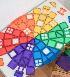 Connetix Magnetsæt - 102 Dele - Rainbow Creative Pack