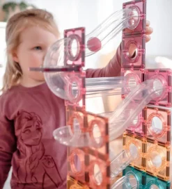 Connetix Magnetsæt - 106 Dele - Pastel Ball Run