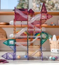 Connetix Magnetsæt - 106 Dele - Pastel Ball Run