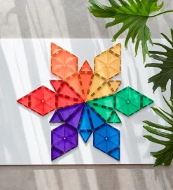 Connetix Magnetsæt - 30 Dele - Rainbow Geometry Pack