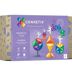 Connetix Magnetsæt - 36 Dele - Rainbow Shape Expansion Pack