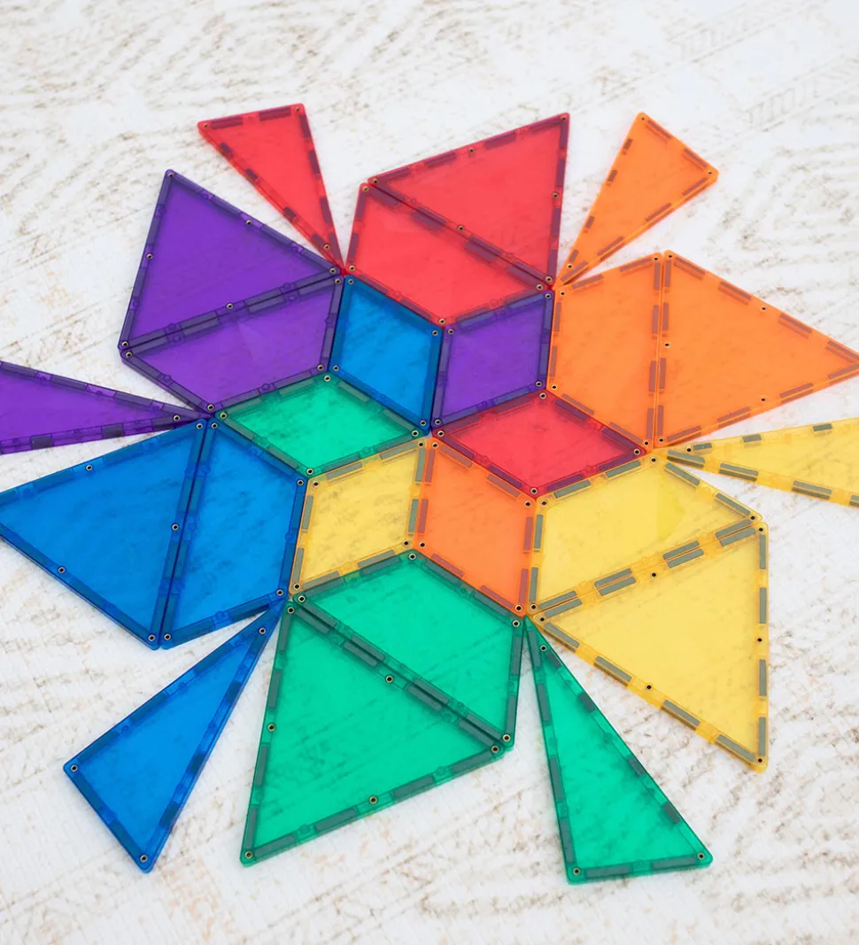 Connetix Magnetsæt - 36 Dele - Rainbow Shape Expansion Pack