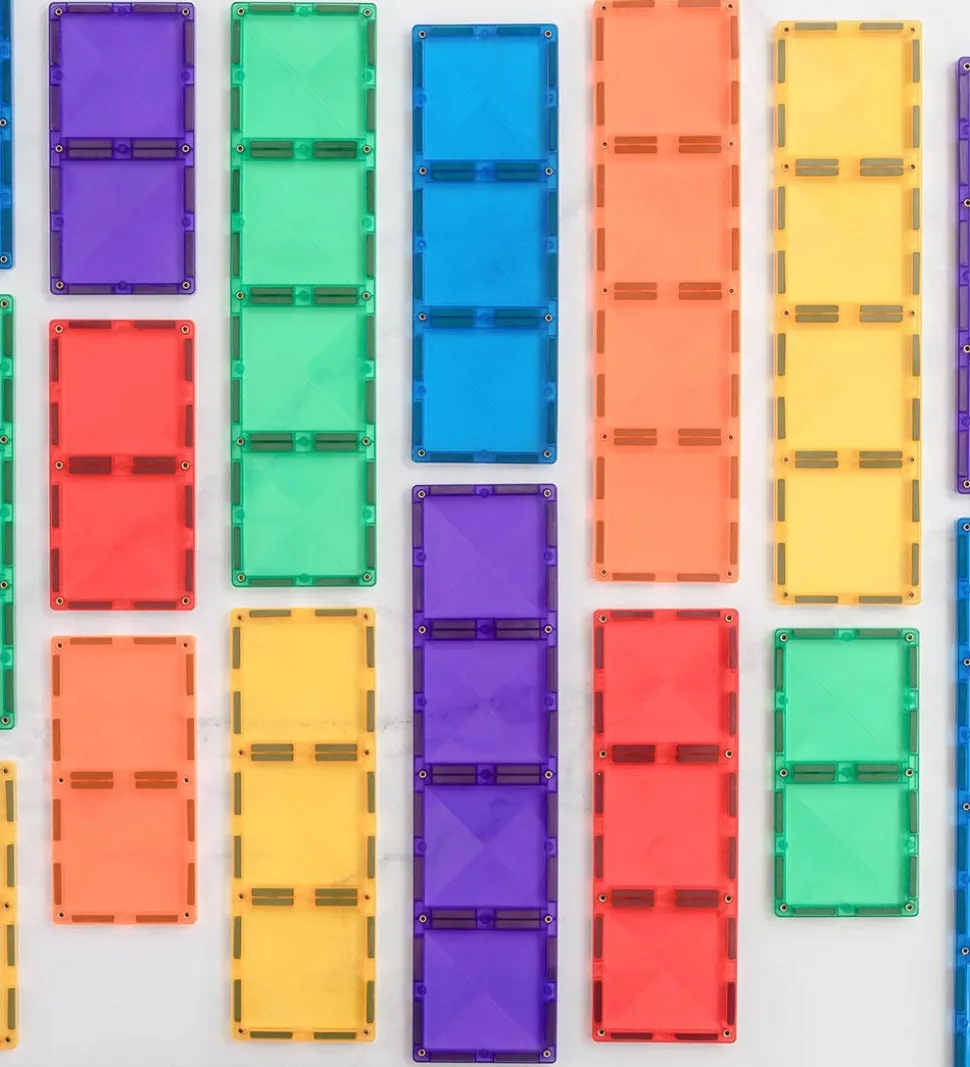 Connetix Magnetsæt - 18 Dele - Rainbow Rectangle