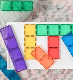 Connetix Magnetsæt - 18 Dele - Rainbow Rectangle