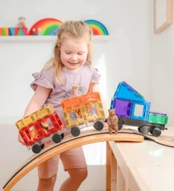 Connetix Magnetsæt - Transport - 50 Dele - Rainbow