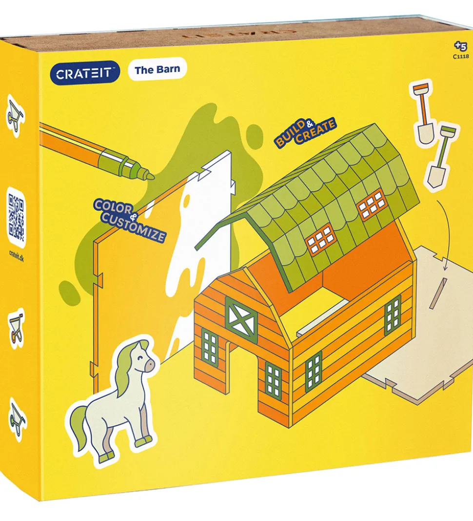 Crateit Kreasæt - Bondegården - Træ - Livet i Stalden