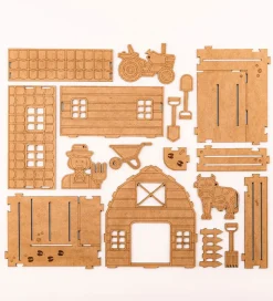 Crateit Kreasæt - Bondegården - Træ - Livet i Stalden