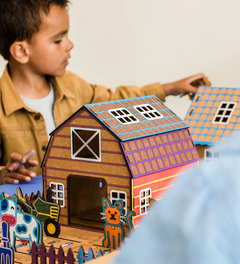 Crateit Kreasæt - Bondegården - Træ - Livet i Stalden