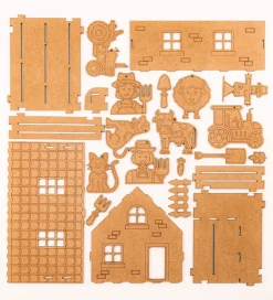 Crateit Kreasæt - Bondegården - Træ - Bondehuset