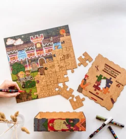 Crateit Puslespil - Træ - Kejserens Nye Klæder - 36 Brikker - Ly