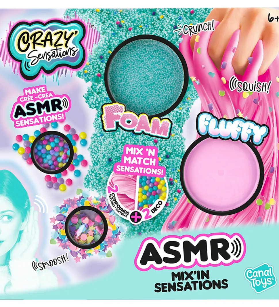 Crazy Sensations Sæt - ASMR - Mix 'In Sensations - 2 stk.