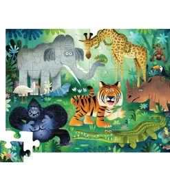 Crocodile Creek Gulvpuslespil - 36 Brikker - Wild Kingdom