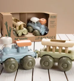 Dantoy BIO Plastic Tog m. Vogn - 21 cm - Pastel