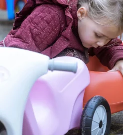 Dantoy Scooter m. Gummihjul - Rosa/Hvid