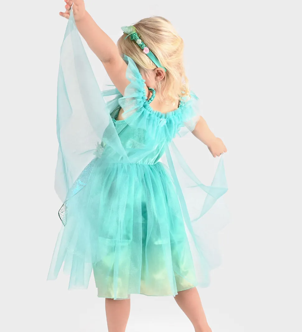 Den Goda Fen Udklædning - Butterfly Fairy - Blå