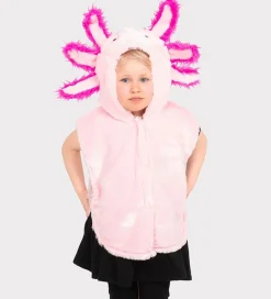 Den Goda Fen Udklædning - Mini Cape Pink Axolotl - Pink