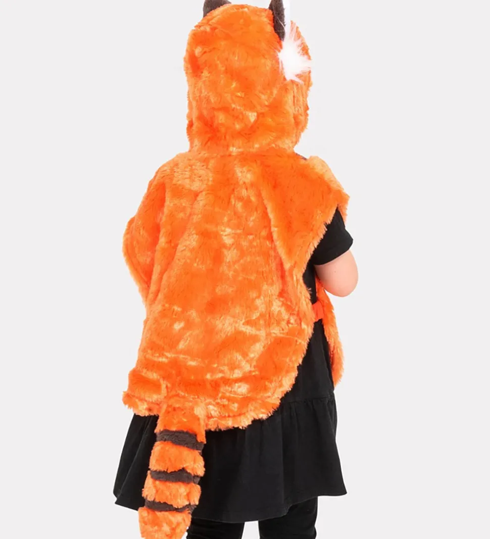 Den Goda Fen Udklædning - Mini Cape Red Panda - Orange