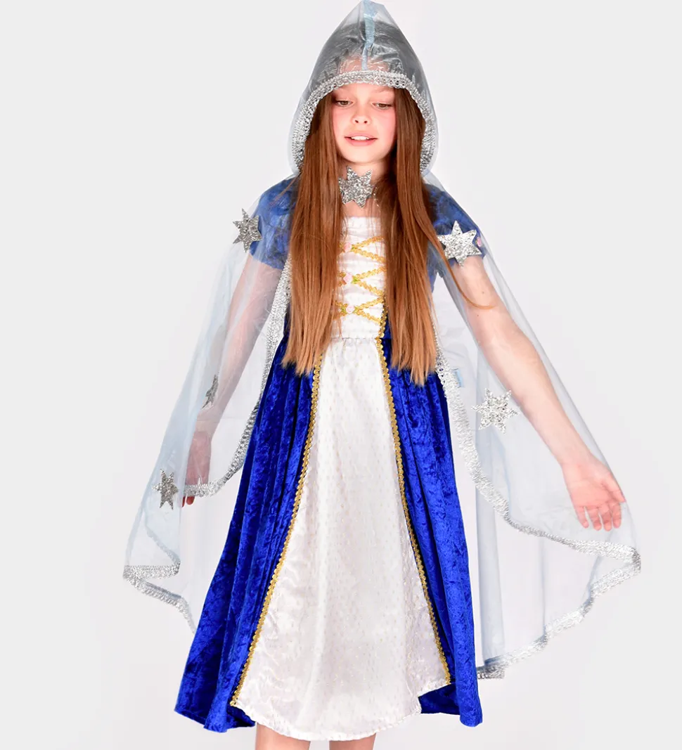 Den Goda Fen Udklædning - Prinsesse Kappe - Blå