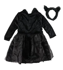 Den Goda Fen Udklædning - Sort Kattekjole - Sort