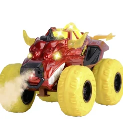 Dickie Toys Bil - Flaming Fire Monster - Lys/Lyd