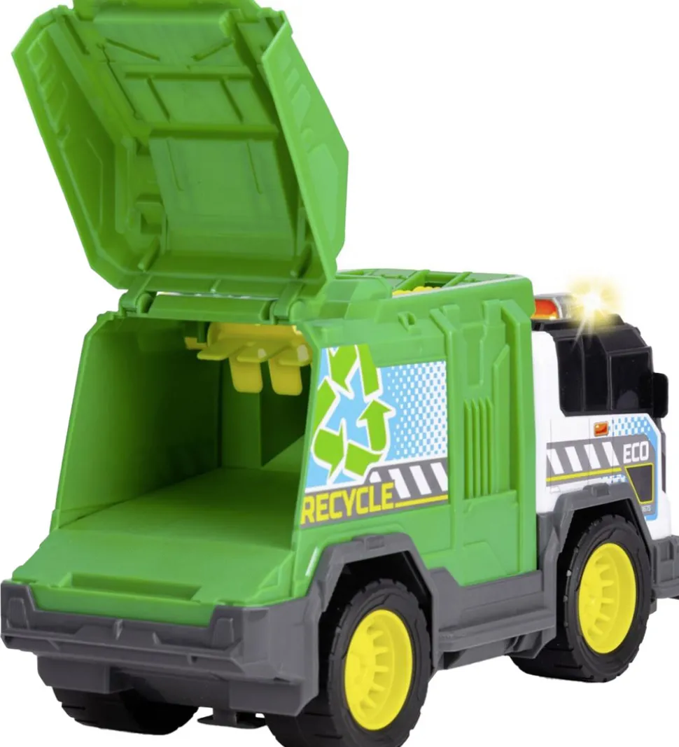 Dickie Toys Bil - Recycle Truck - Lys/Lyd