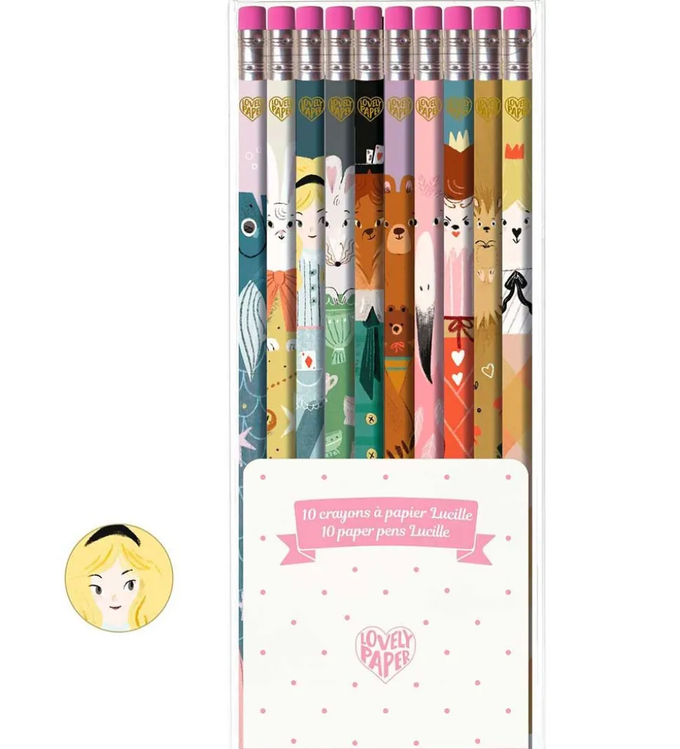 Djeco Blyanter - 10 stk. - Lucille