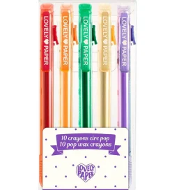 Djeco Farveblyanter - 5 stk. - Pop Wax