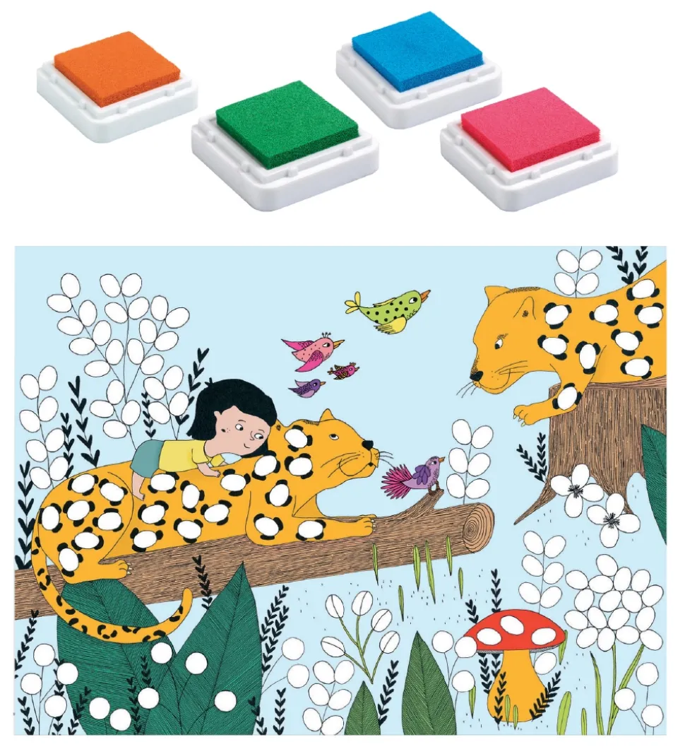 Djeco Fingermaling - Sæt - Jungle