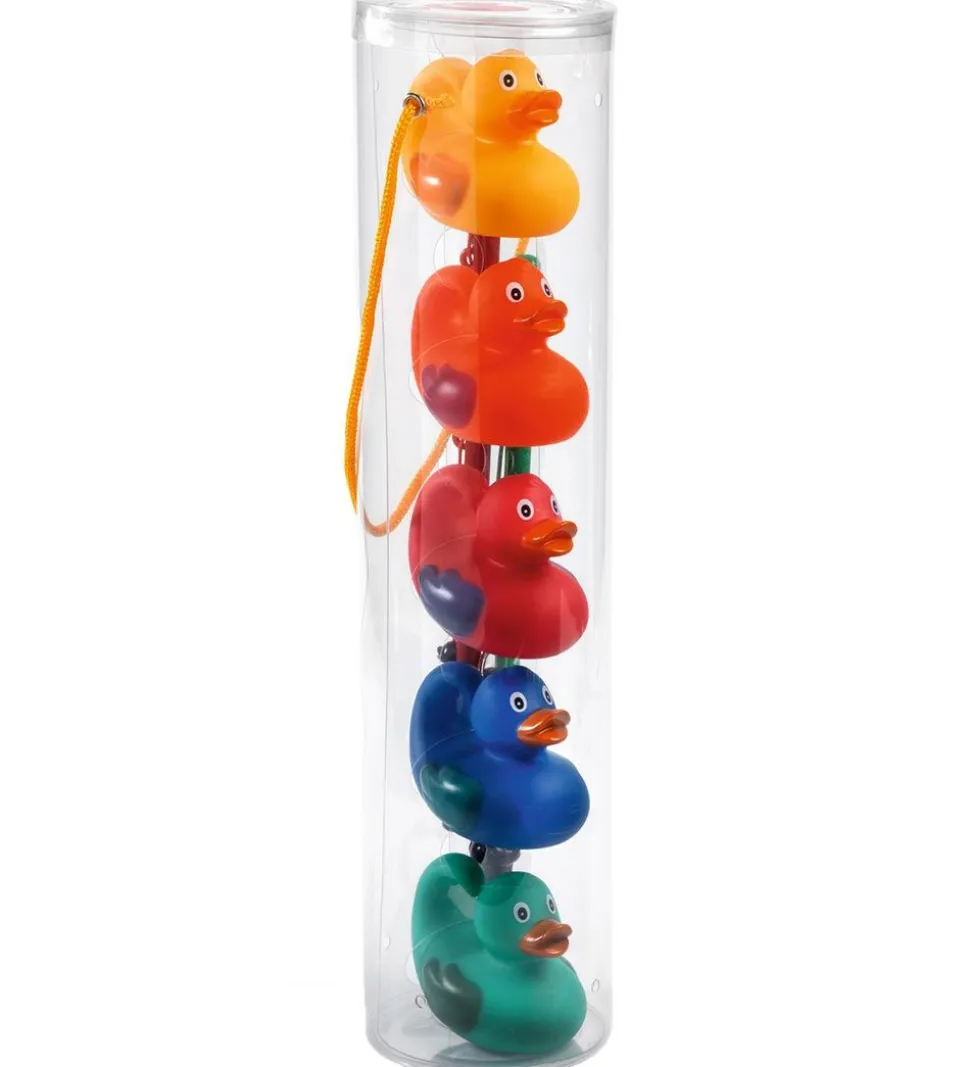 Djeco Fiskespil - Regnbuefarvet Badeænder