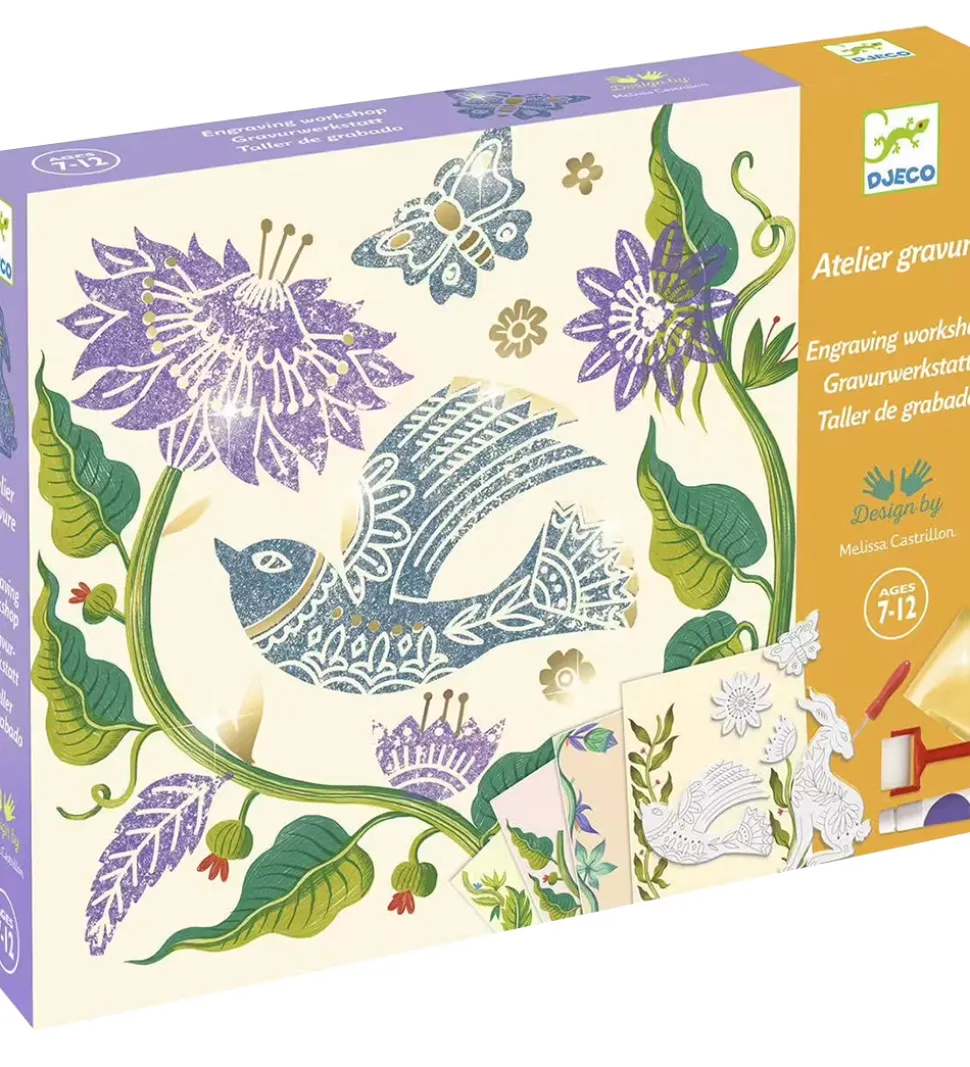 Djeco Kreasæt - Atelier Aquarelle - Passionflower