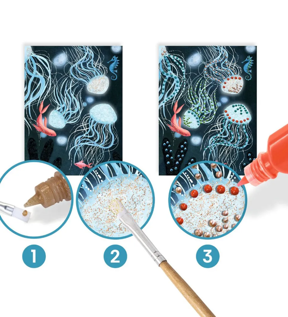 Djeco Kreasæt - 3D Painting - Abysses