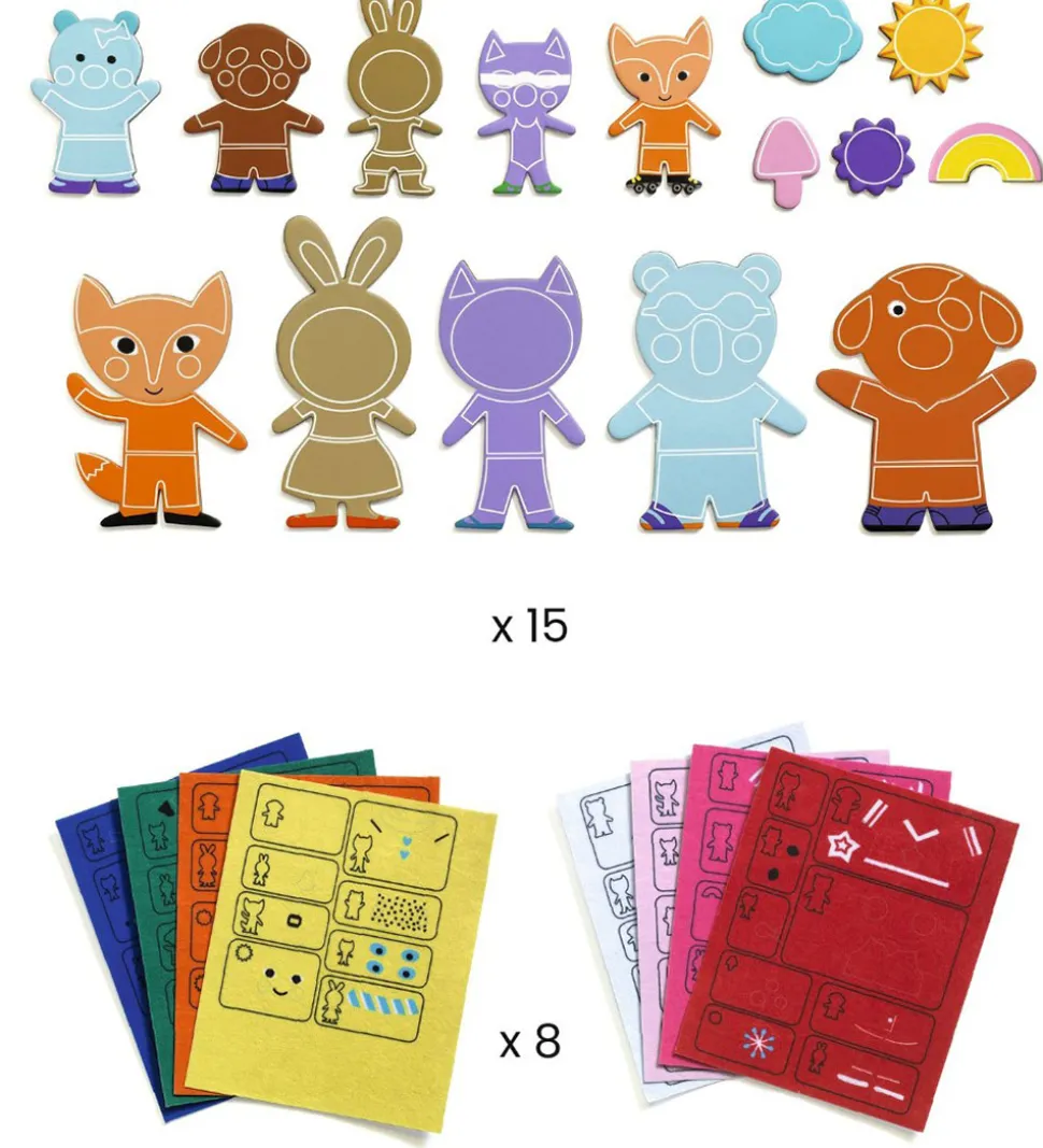 Djeco Kreasæt - DIY - Funky Family