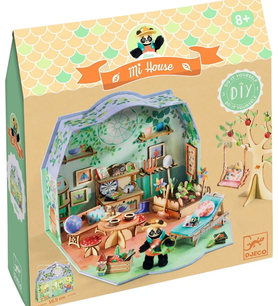 Djeco Kreasæt - DIY - Mi House - Olive