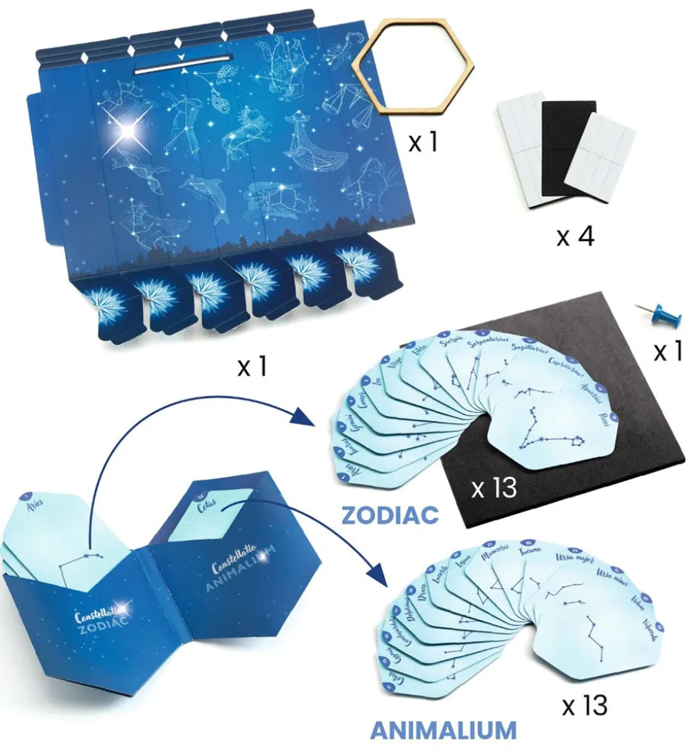 Djeco Kreasæt - DIY - Stjernebilleder